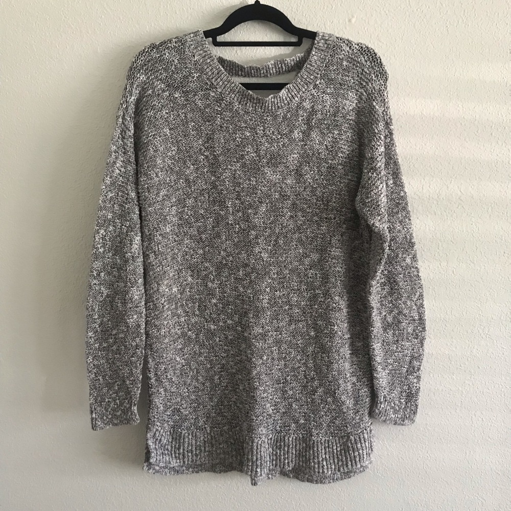 Motherhood Maternity long gray sweater